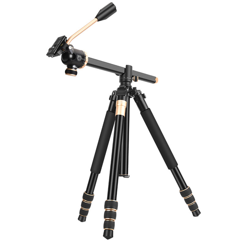 QINGZHUANGSHIDAI Q888 Portable Aluminium Alloy Photography Horizontal Tripod Monopod Stand with Ball Head for DSLR Camera QINGZHUANGSHIDAI Q888 Portable Aluminium Alloy Photography Horizontal Tripod Monopod Stand with Ball Head for DSLR Camera
